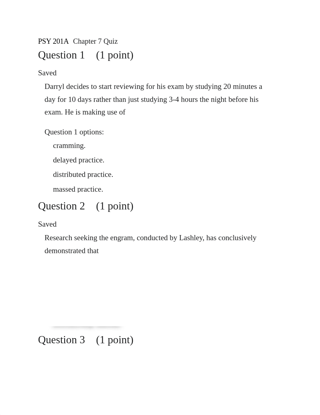 PSY 201A Chapter 7 Quiz.docx_d1ze3rxls01_page1