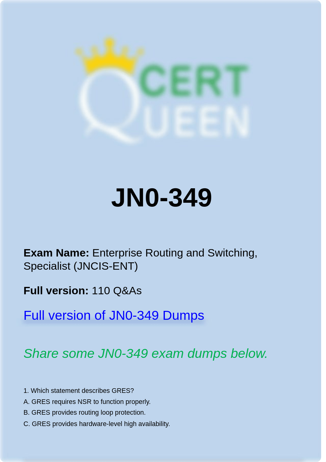 JN0-349 JNCIS-ENT certification update dumps.pdf_d1zkojdtz91_page1