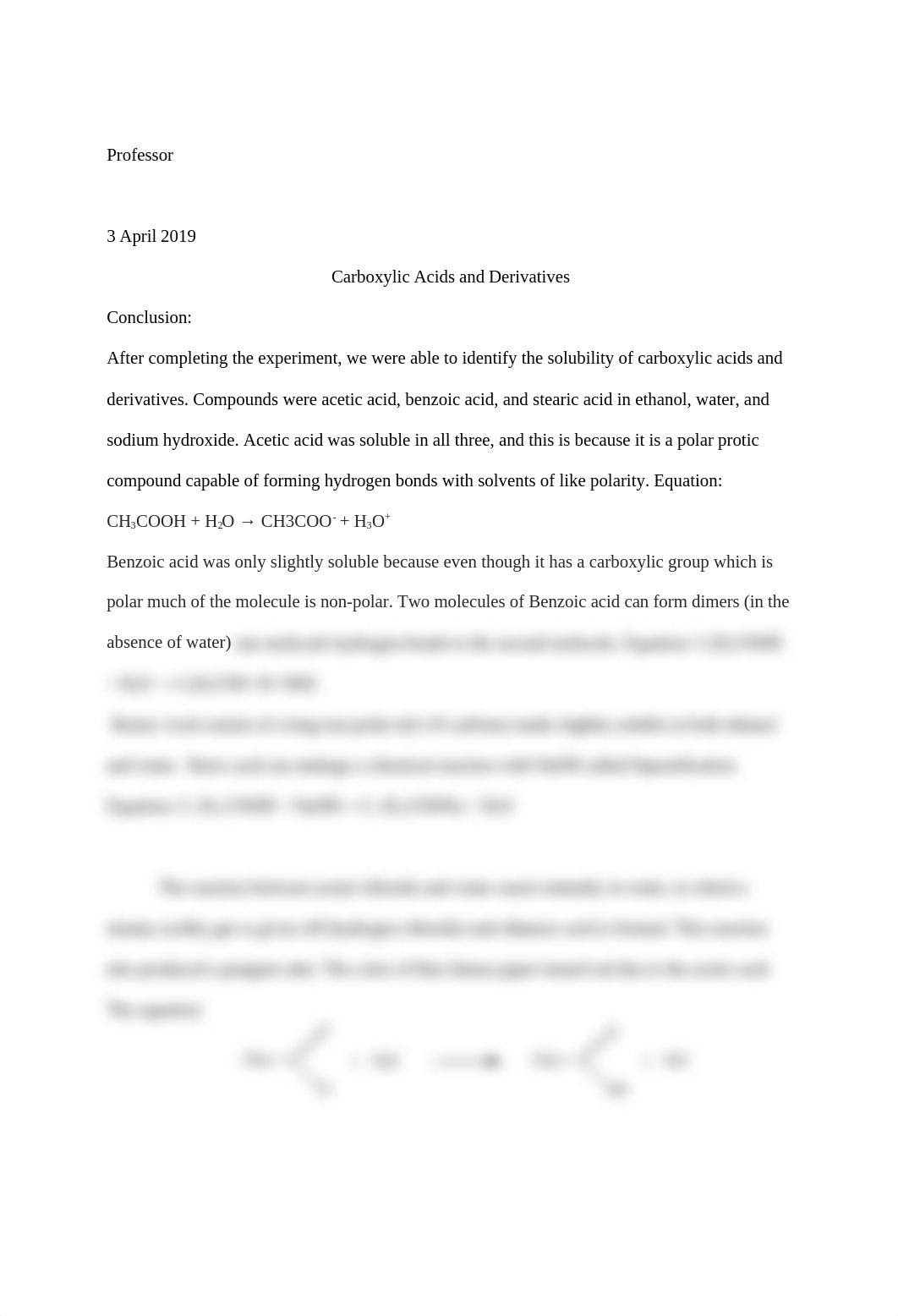 carboxylic acids and derivatives lab report.docx_d209ef388jy_page1