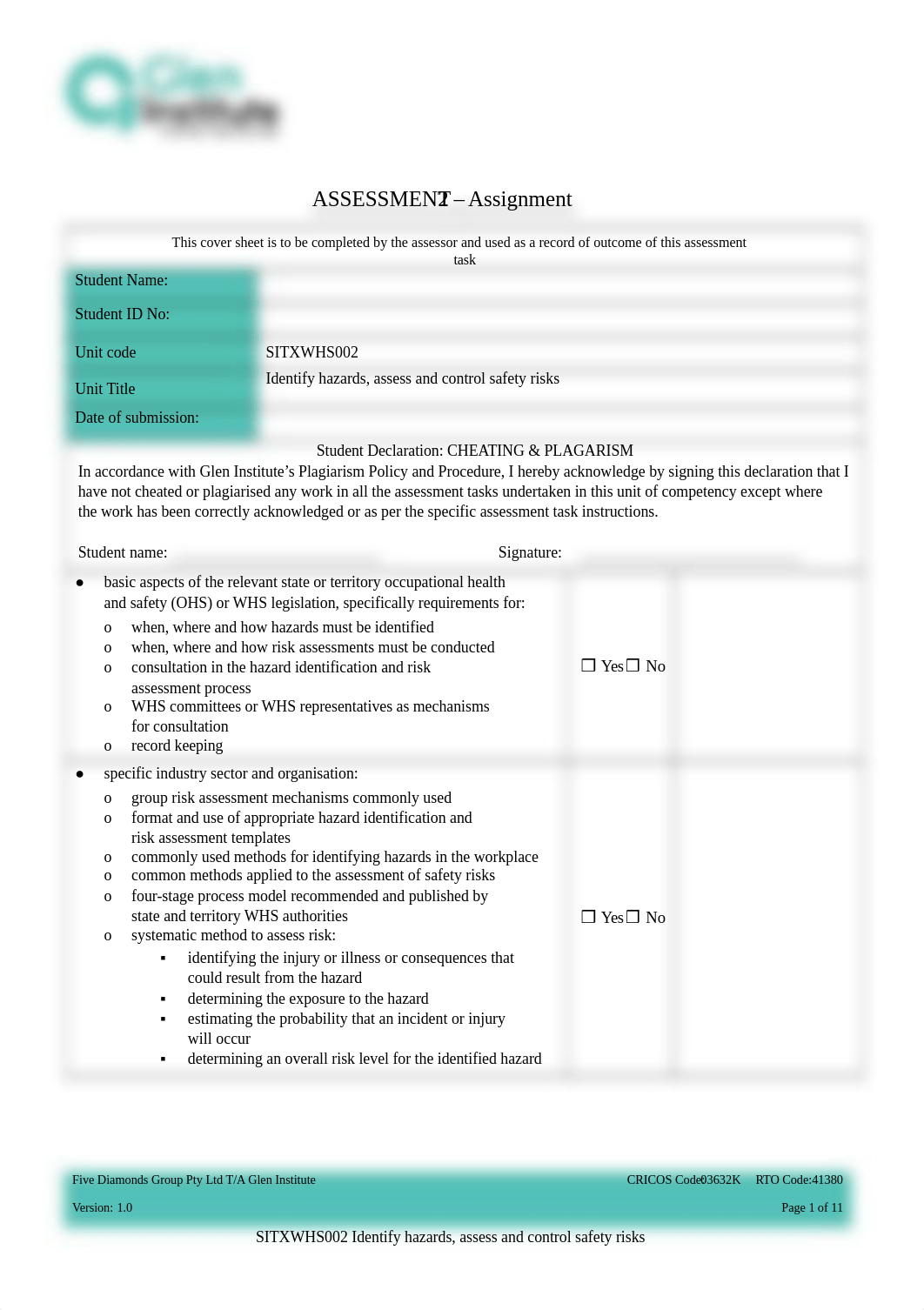 solved...SITXWHS002_Identify_hazards__assess_and_control_safety_risks.docx.docx_d20crby4118_page1