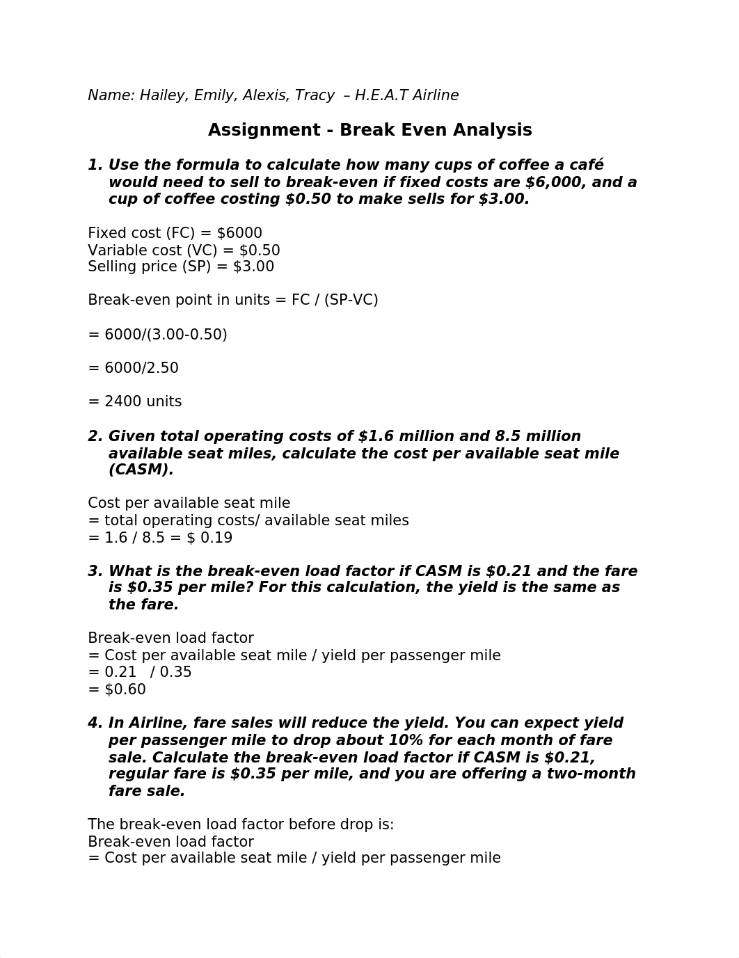 Assignment - Break Even Analysis.docx_d20mlcf7c88_page1