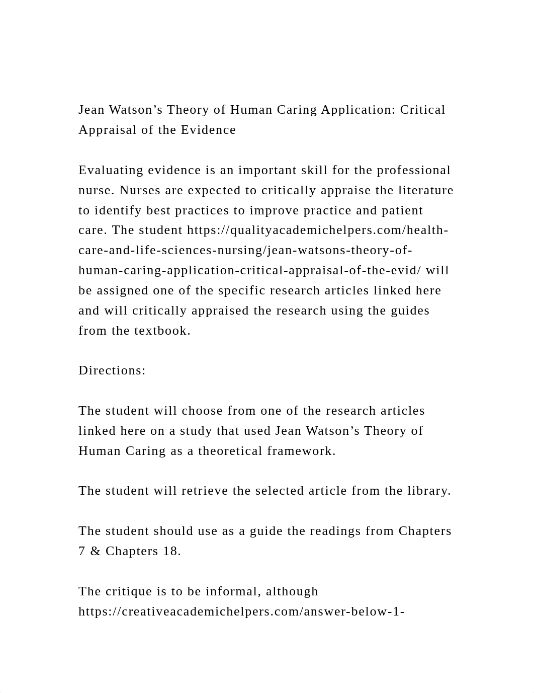 Jean Watson's Theory of Human Caring Application Critical Apprais.docx_d20tjhl7rdy_page2