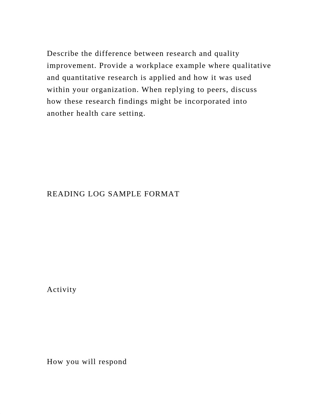 Describe the difference between research and quality improvement. Pr.docx_d20vbks7tdh_page2