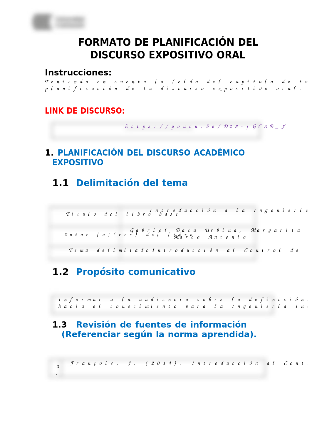 EJEMPLO DE FORMATO DE PLANIFICACIÓN DEL DISCURSO EXPOSITIVO ORAL BKBO.docx_d20zdni6iu7_page1