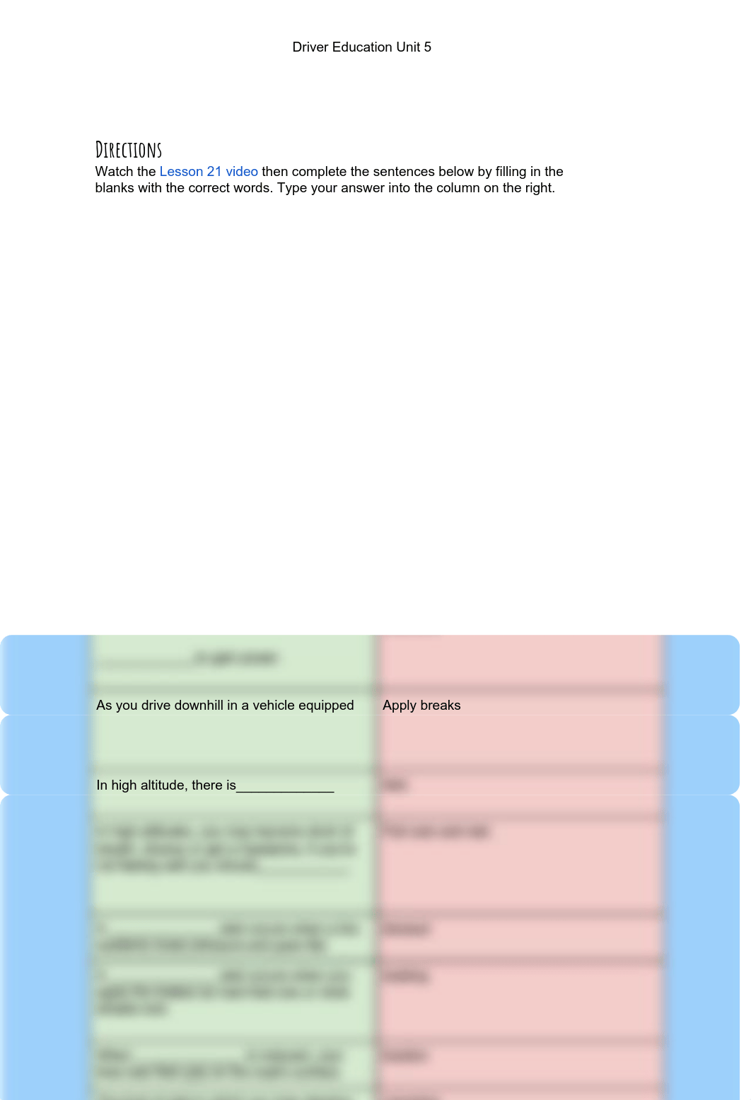 Driver Education Unit 5 Lesson 21 and 22 .pdf_d21p2lx6ej5_page2