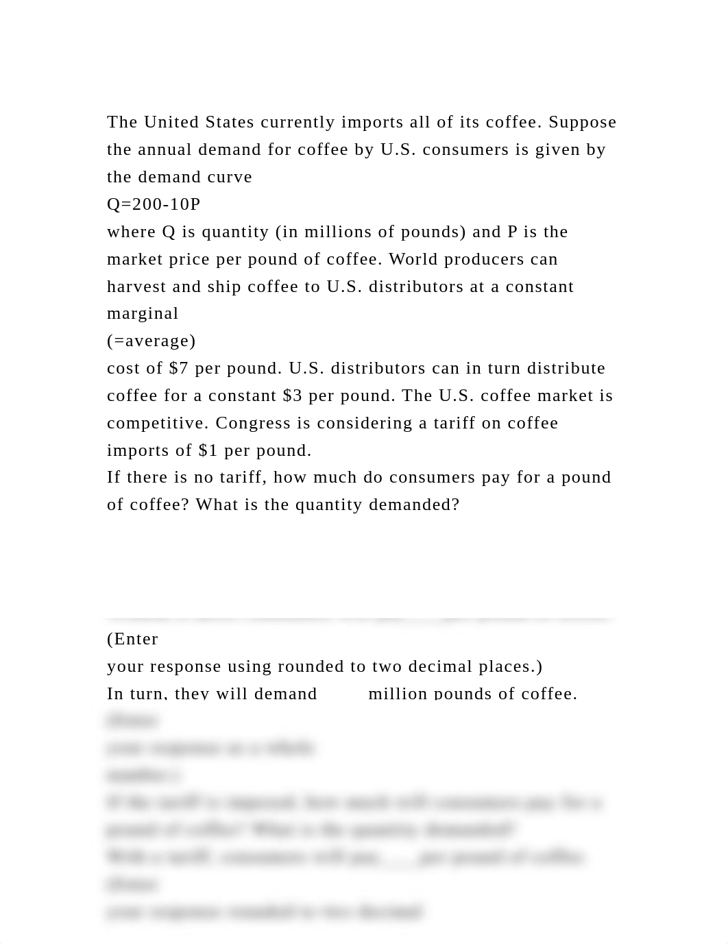 The United States currently imports all of its coffee. Suppose the a.docx_d21qa9fcyd9_page2