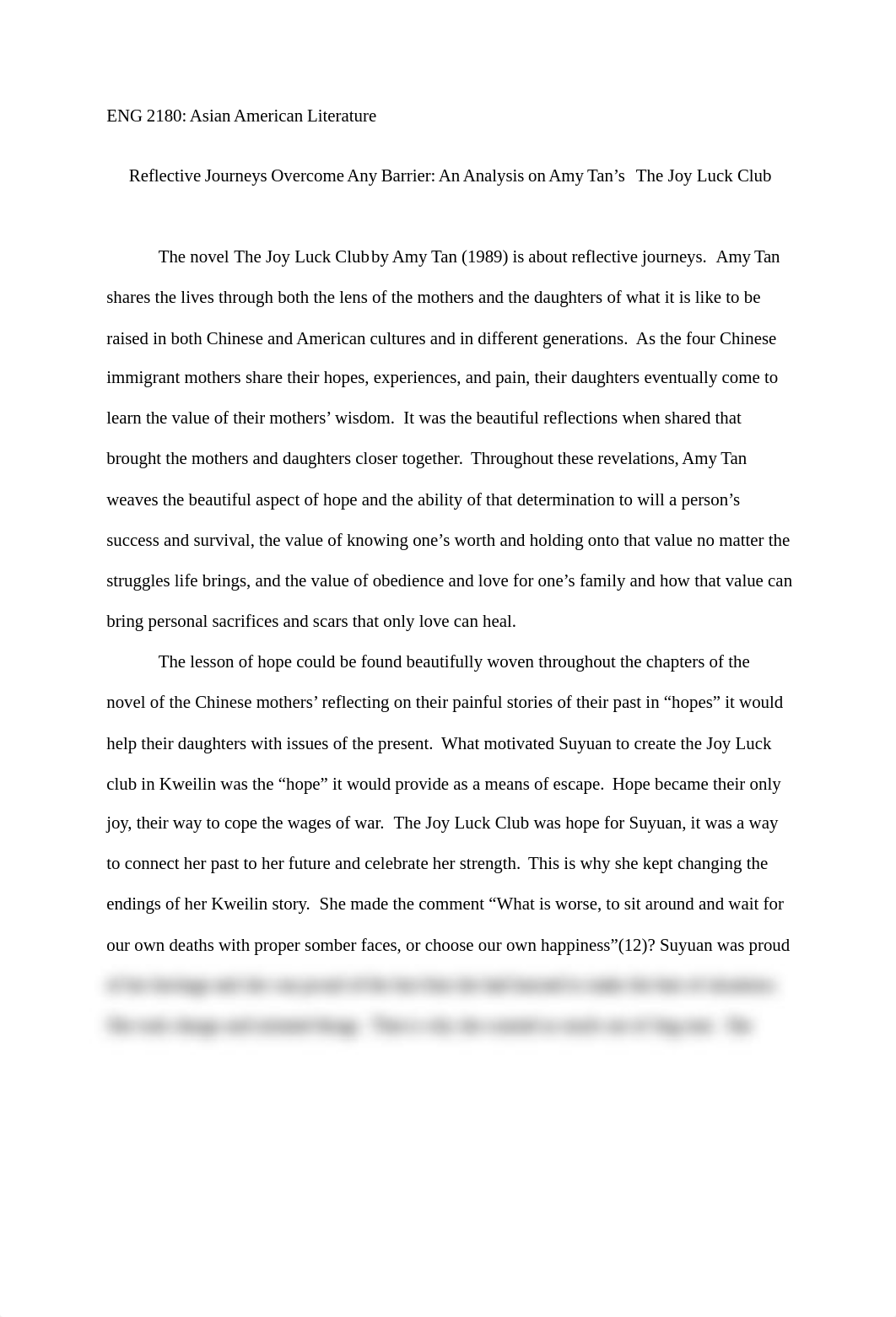 ENG2180__Literary Analysis _Amy Tan_The Joy Luck Club.docx_d21skaplof3_page1