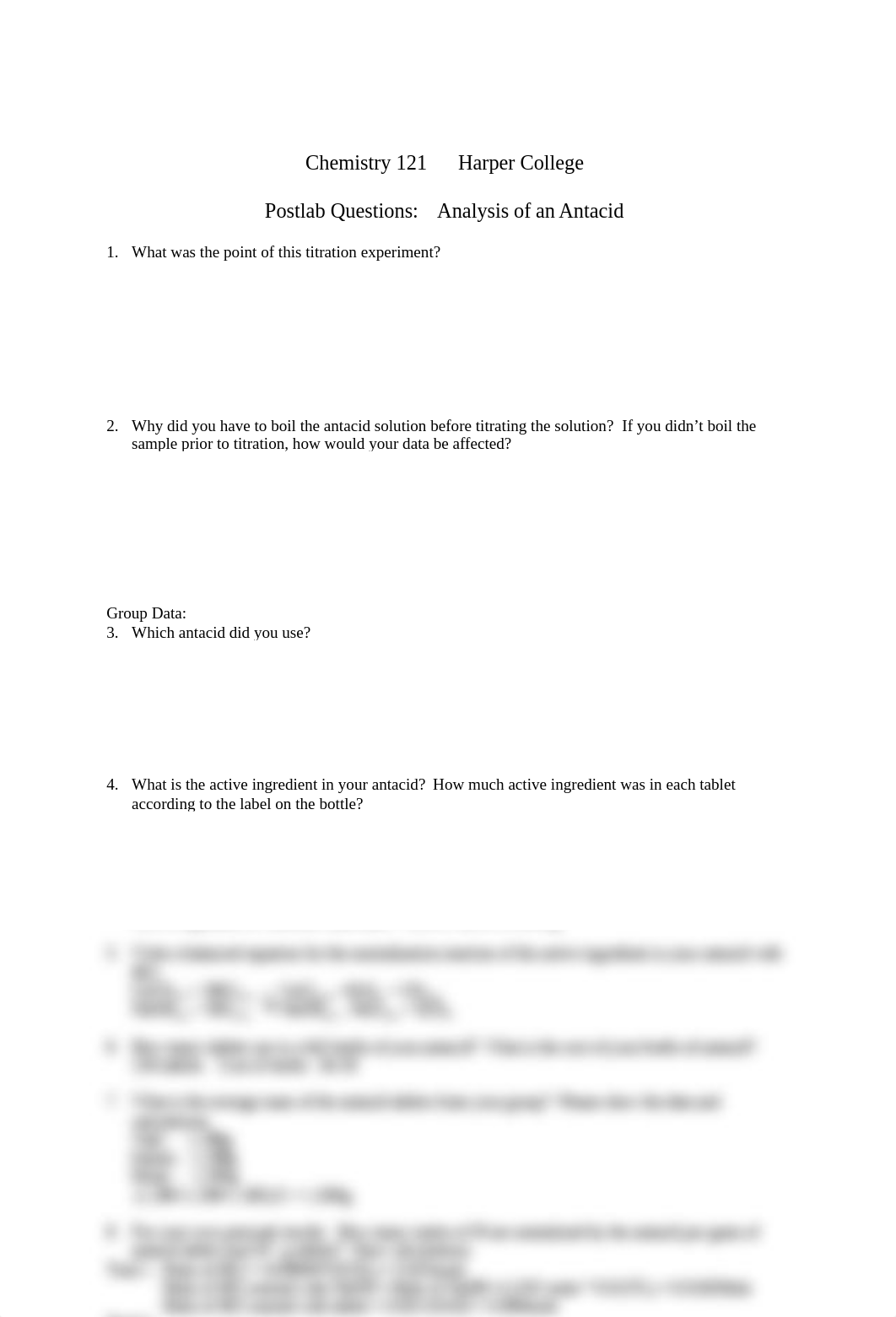 Postlab Questions, Analysis of an Antacid, F18.docx_d21zz61kbwt_page1