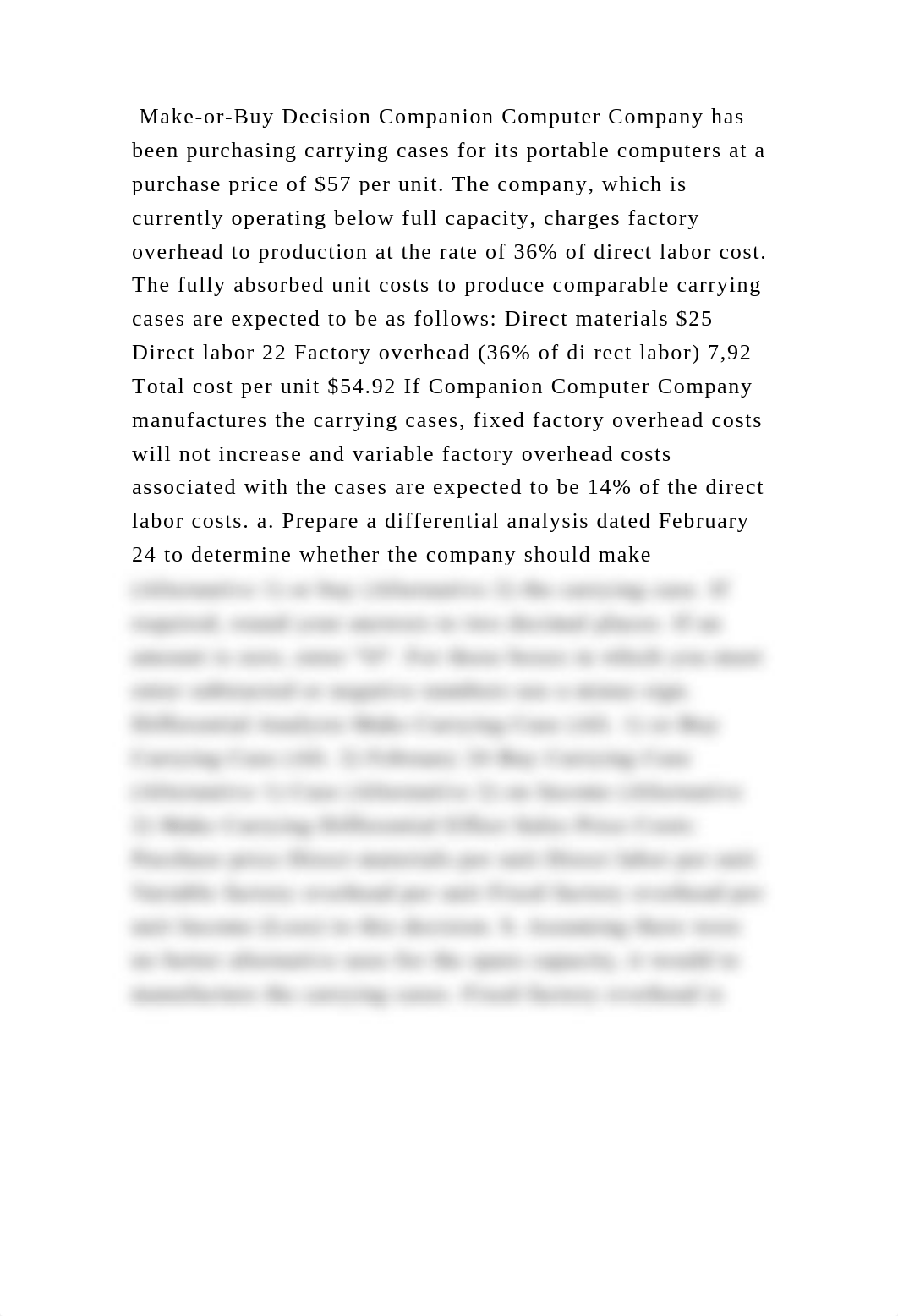 Make-or-Buy Decision Companion Computer Company has been purchasing c.docx_d225sxd2dc6_page2