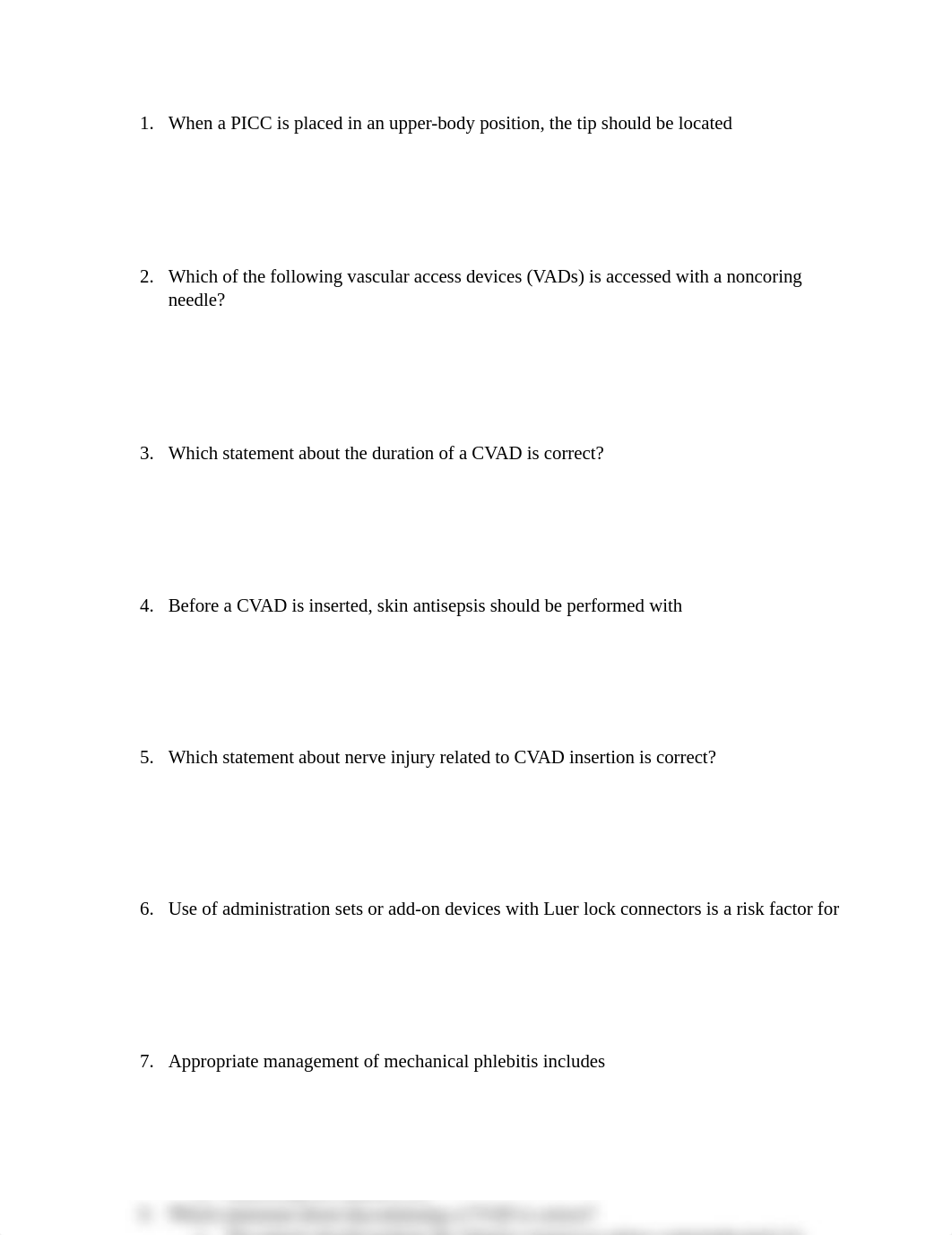 CVAD Complications Articale Questions.docx_d229i4kpsjq_page1