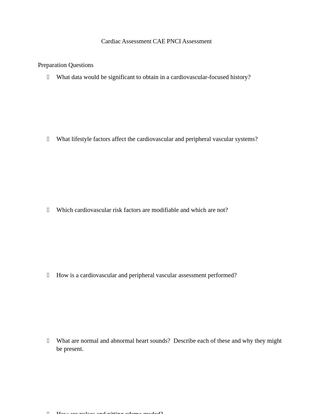 Clinical Week 4 Cardiac Assessment CAE PNCI Assessment.docx_d22bpxknmyk_page1