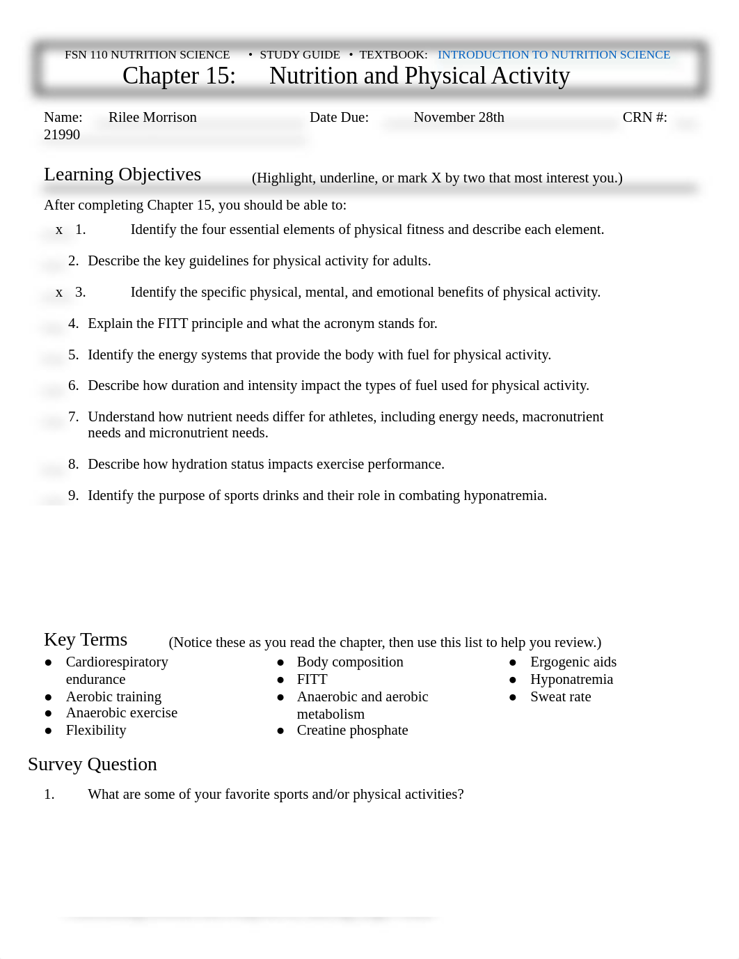 Rilee Morrison FSN110 Ch15 Study Guide 2021-1.docx_d22gc8sfm4s_page1