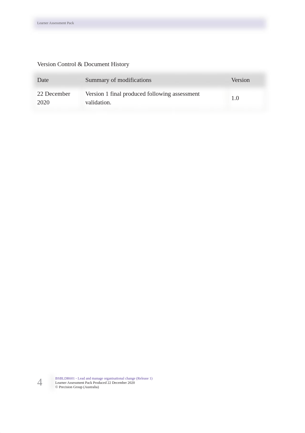 493 BSBLDR601 - Lead and Manage Organisational Change Assessment Guide (1).docx_d22ns321g8s_page4