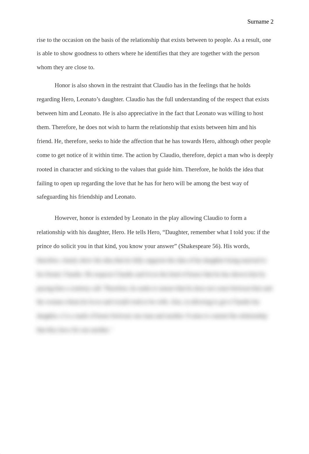 Significance of Honor in Much Ado About Nothing.docx_d22oaqs3xy1_page2