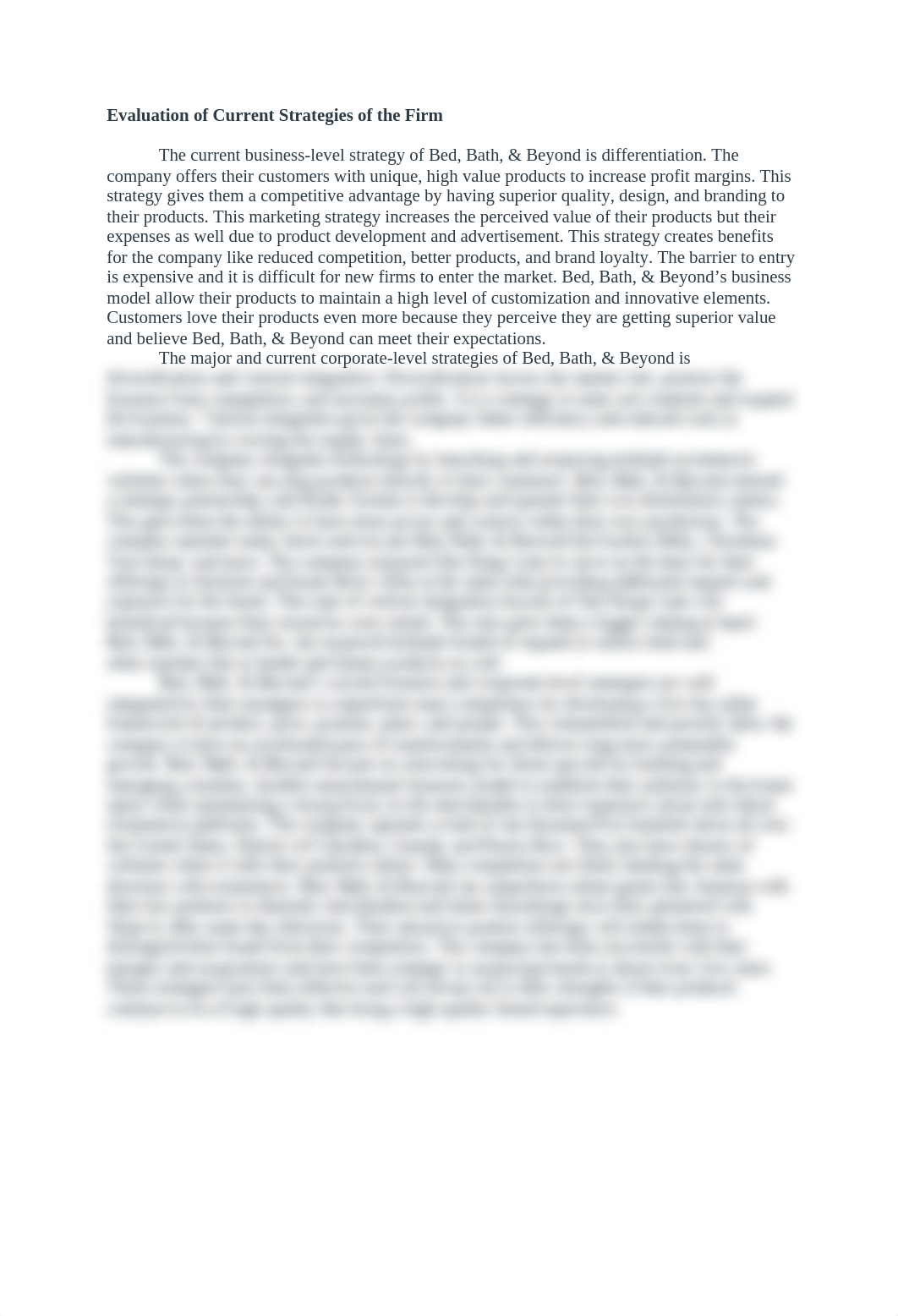 Evaluation of Current Strategies of the Firm - Final draft.docx_d22psmnx1xw_page1