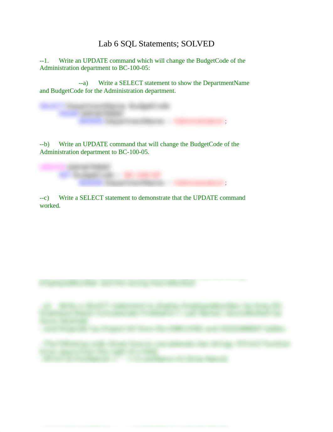 Lab 6 SQL Statements; SOLVED_d22qvdp2t02_page1