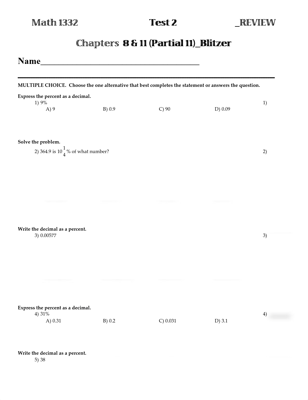 1332_Test 2_Chs. 8 - 11_Blitzer-Review.pdf_d22sfihyljw_page1