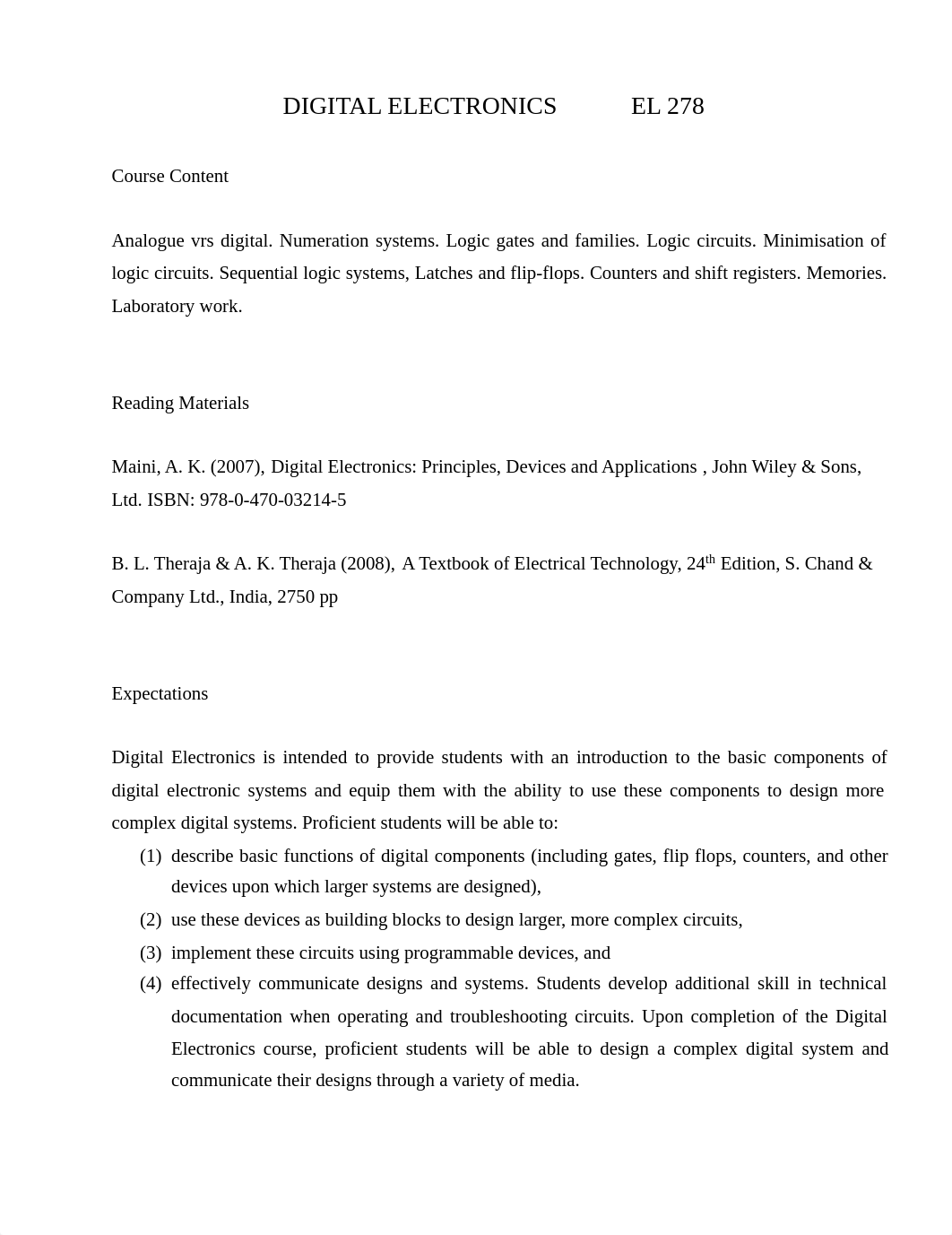 DIGITAL ELECTRONICS EL278-CE262 lecture notes May 2021.pdf_d22vp8yjhjj_page1