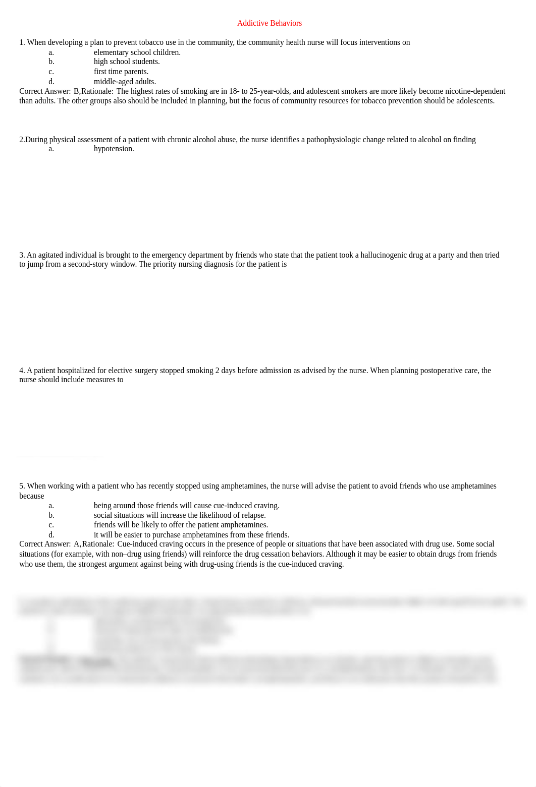 Addictive Behavior Practice Questions_d231y9dzn4x_page1