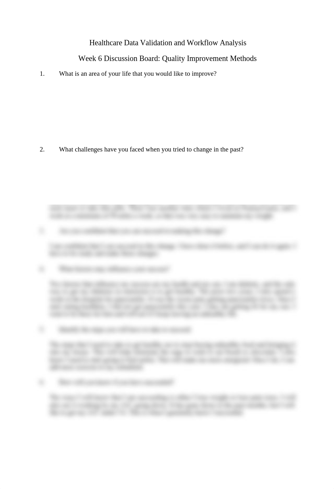 Week 6 Discussion Board Quality Improvement Methods.doc_d236dshd5wh_page1