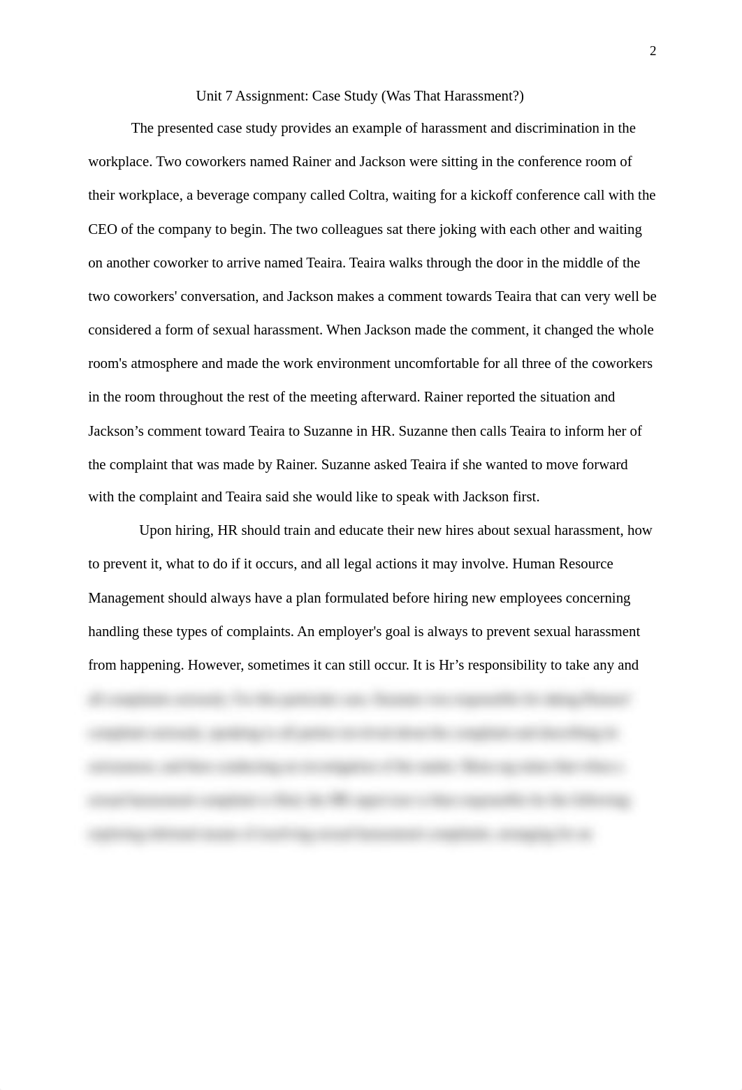 Final Draft Unit 7 Assignment Case Study Was That Harassment_ (2).docx_d237x6f14e6_page2