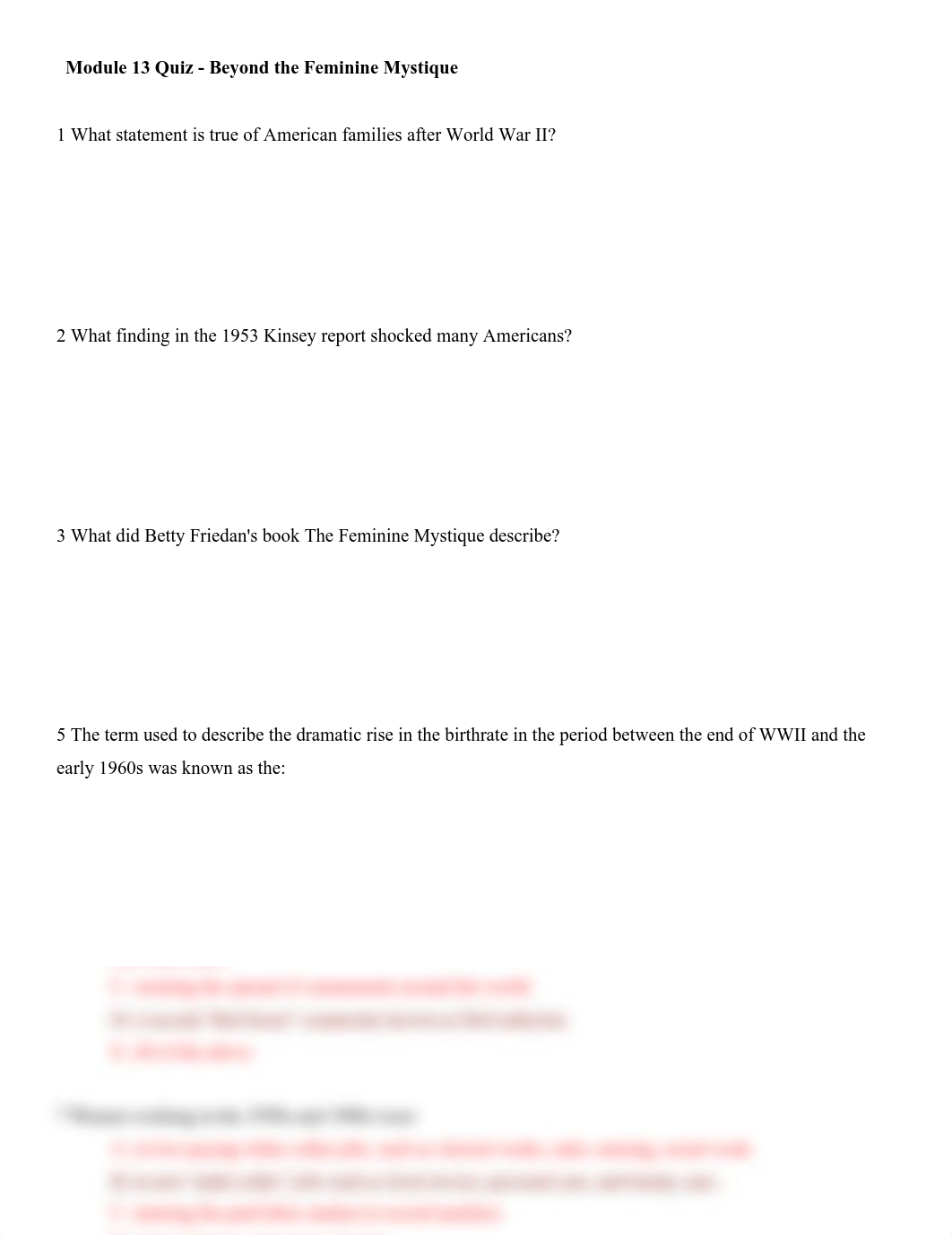 Module 13 Quiz - Beyond the Feminine Mystique_d238sl8s4xe_page1