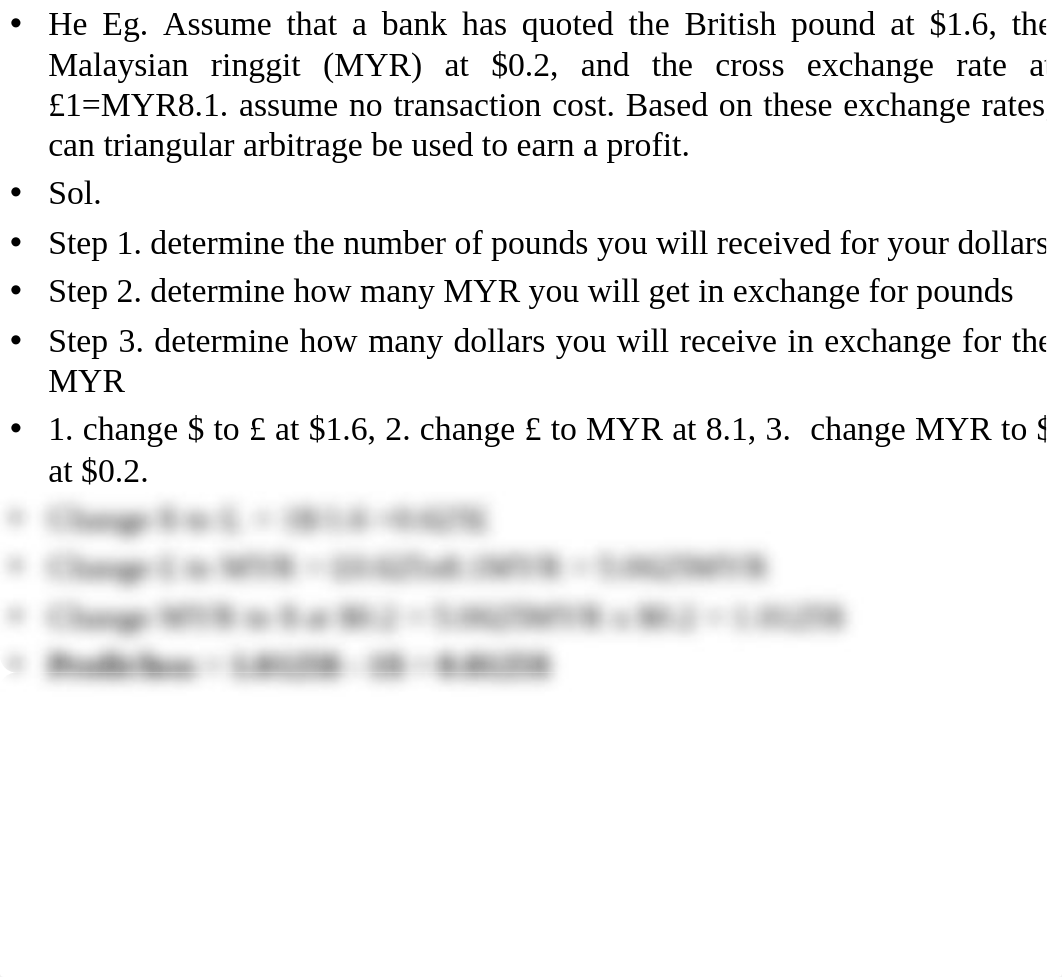 INTEREST RATE PARITY AND INTERNATIONAL ARBITRAGE LECT mba.ppt_d238top2uts_page5