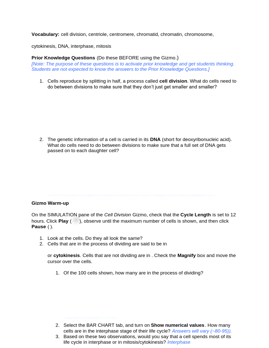 Cell Division Gizmo key.pdf_d23fpks8bmb_page1