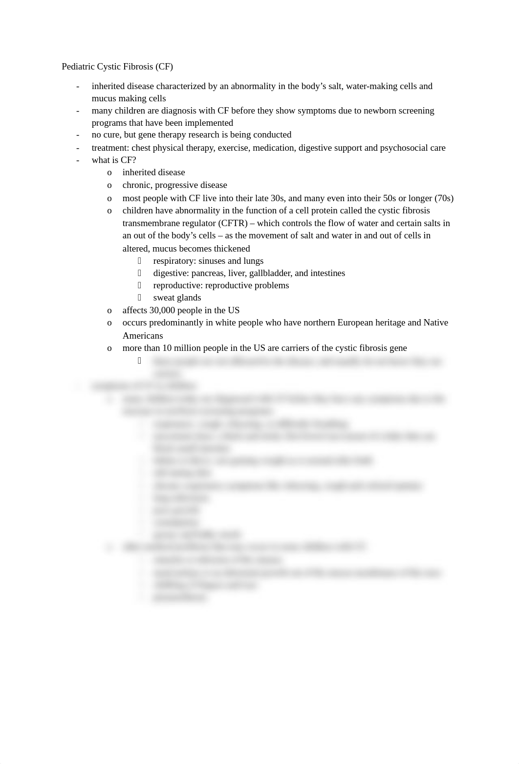 Pediatric Cystic Fibrosis - NRSG 7050.docx_d23j2wrmkwp_page1