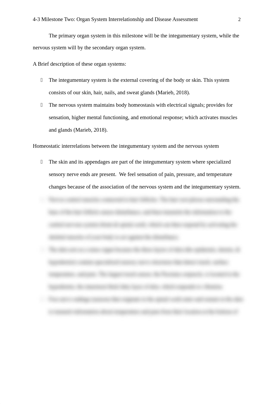 4-3 Milestone Two Organ System Interrelationship and Disease Assessment.docx_d23pz9mkia3_page2