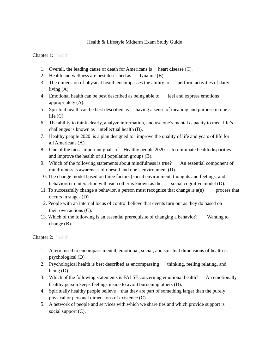 Health & Lifestyle Midterm Exam Study Guide (1).pdf_d23qicf50x3_page1