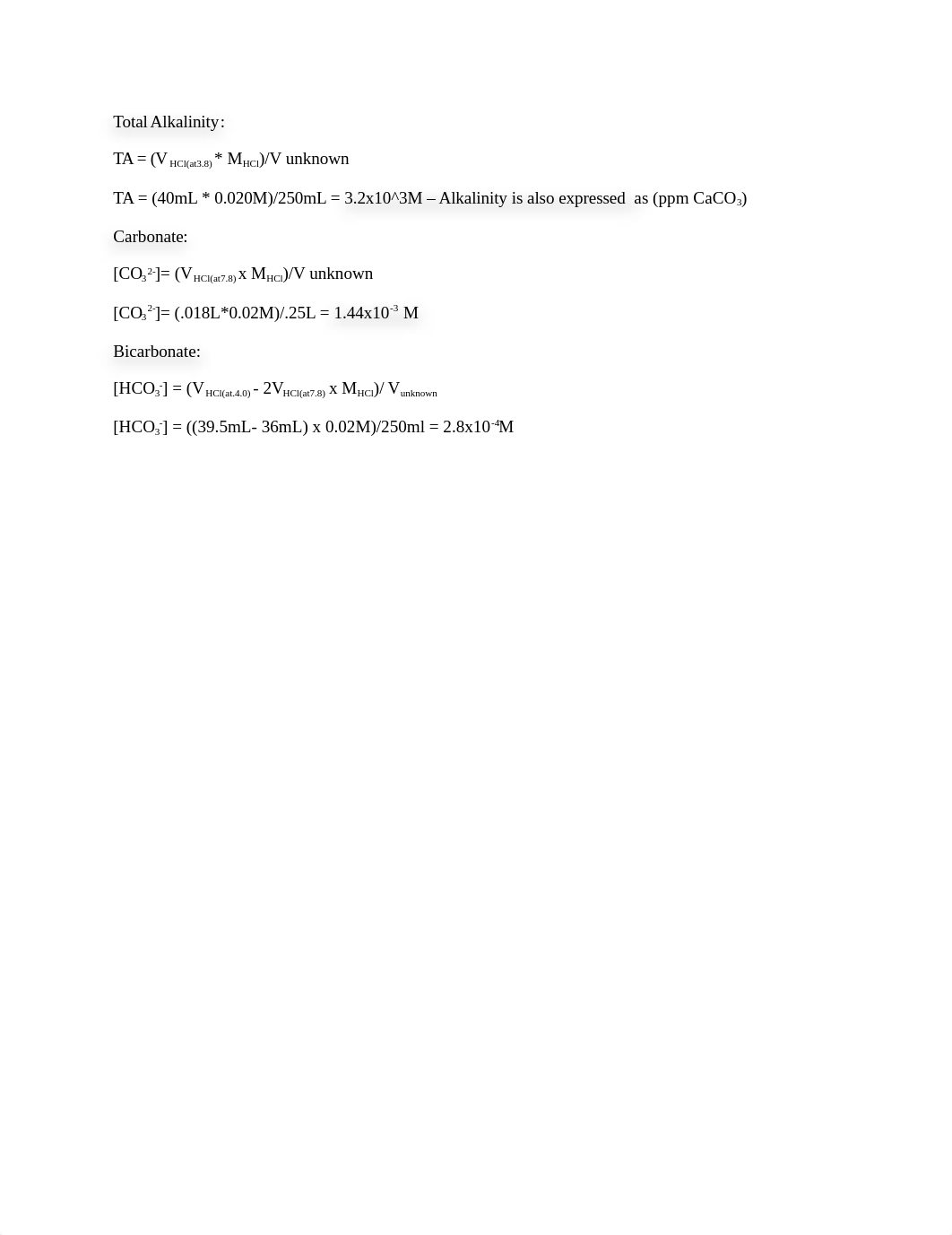 Acid-Base Titration. Determination of Carbonate and Bicarbonate in a Water sample.docx_d23w4dp0p85_page3