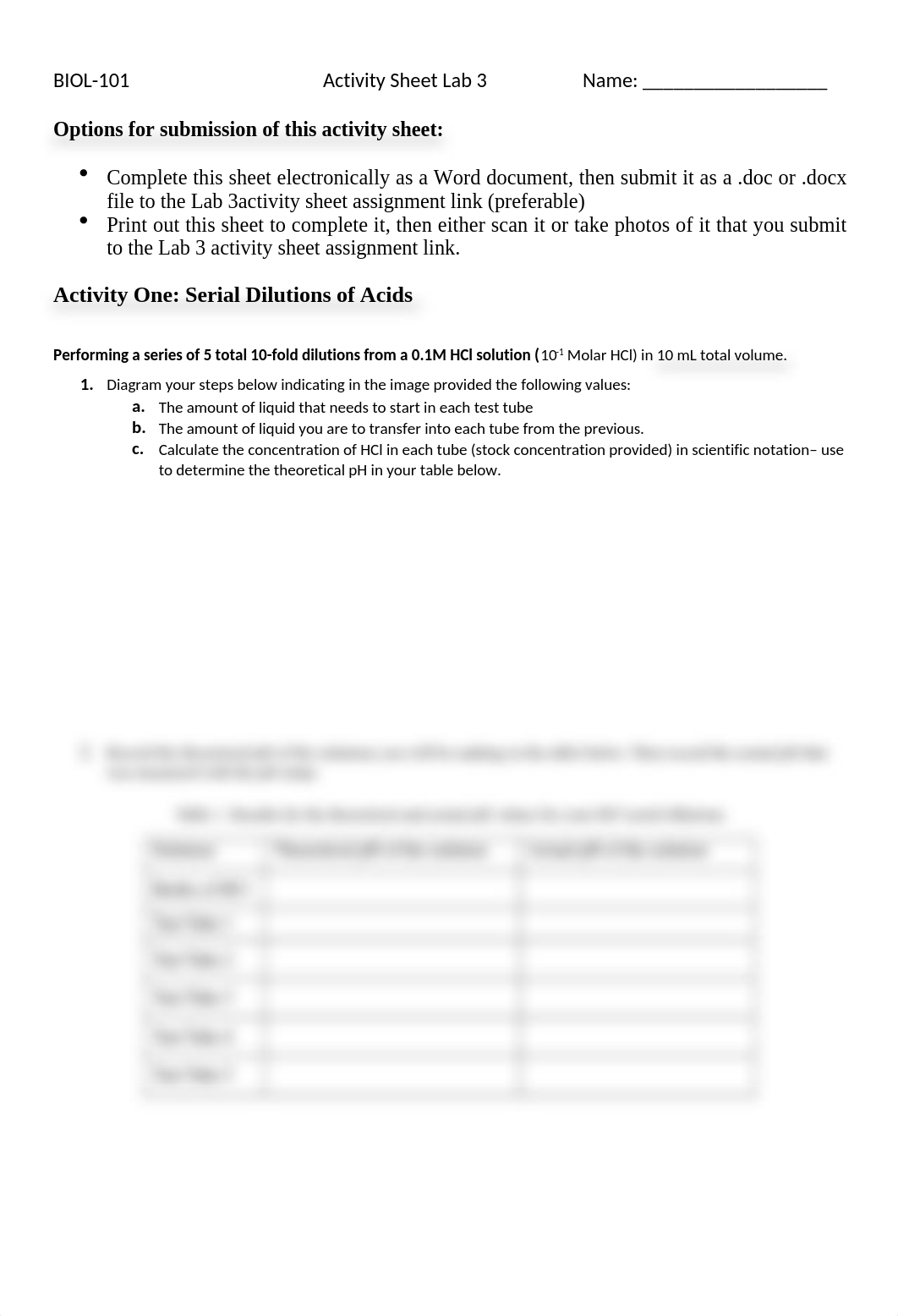 BIOL-101 Activity Sheet -Lab 3 - Solutions.docx_d2477rzjqt8_page1