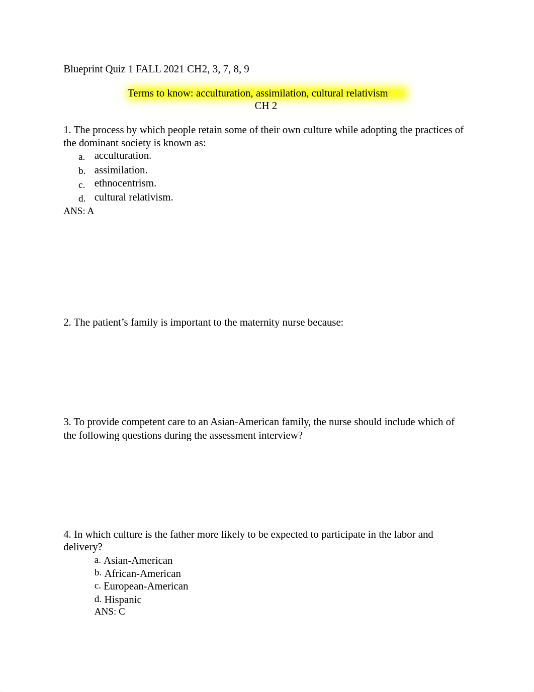 Blueprint Quiz 1 FALL 2021 CH 2,3,7,8,9.docx_d24hkirhawa_page1