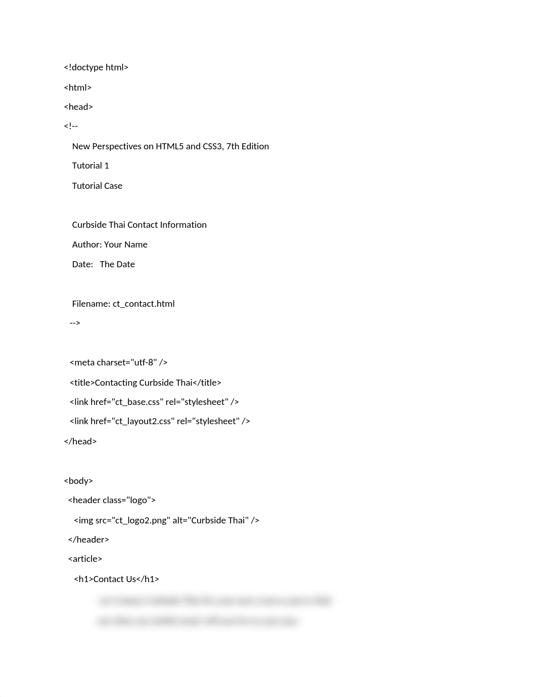 New Perspectives on HTML5 CSS3 7th Edition Tutorial 1 ct_contact.html.docx_d24jjj4cbz5_page1