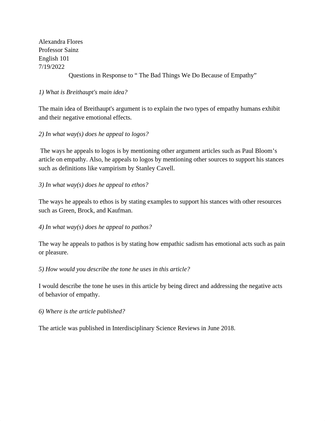 Questions in Response to " The Bad Things We Do Because of Empathy"-Eng101 (1).docx_d24uhqg1sbb_page1