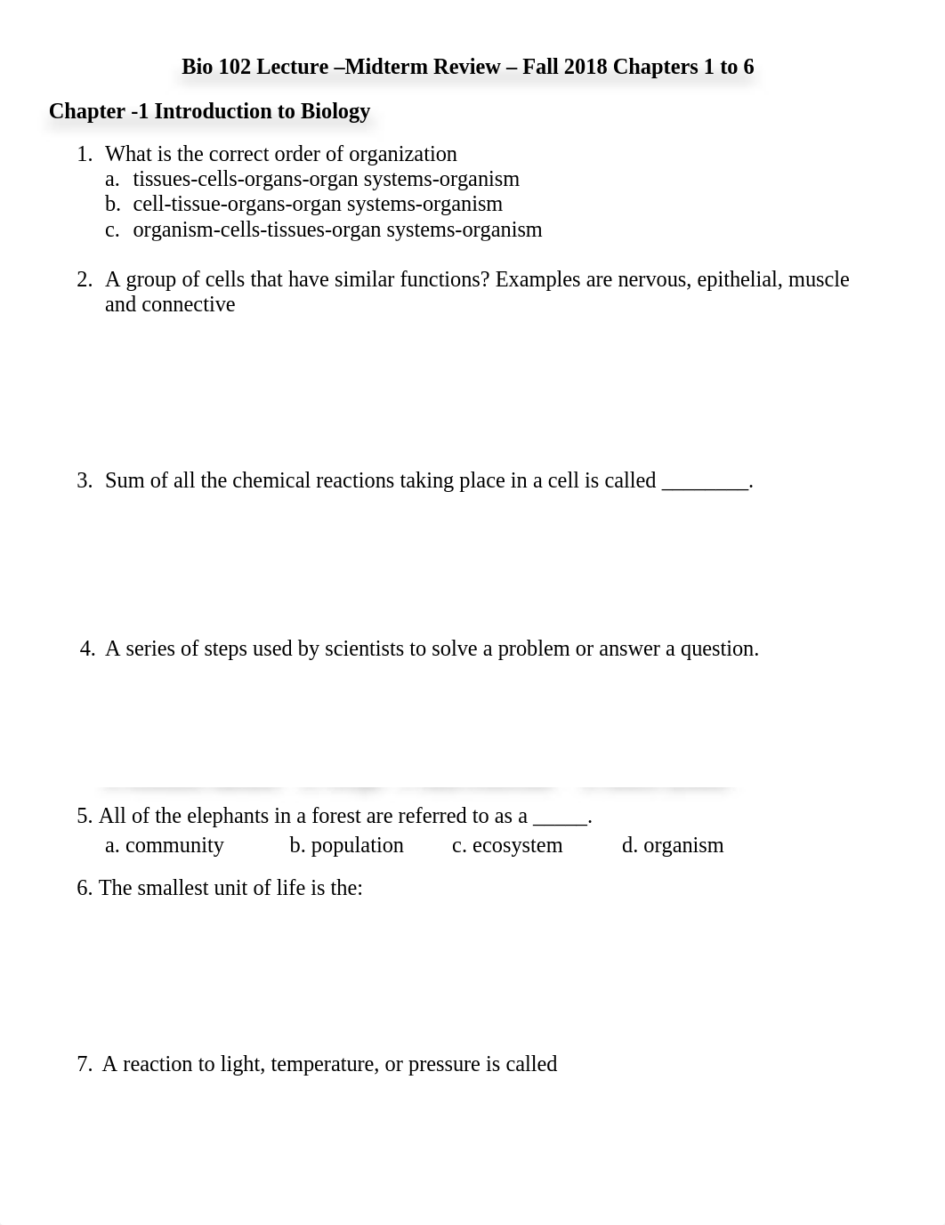 Bio 102 Lec- Midterm Review - Fall 18  (1).docx_d25c17x8kee_page1