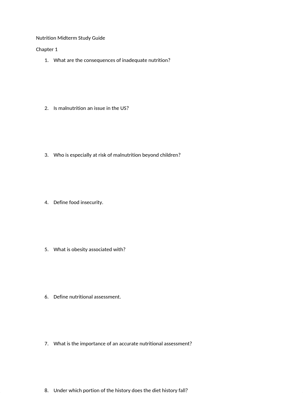 Nutrition Midterm Study Guide.docx_d25e2dyulay_page1