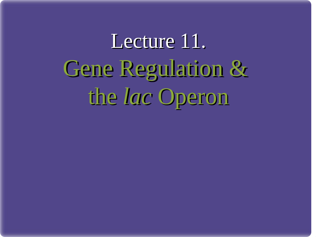 CHEM401-Lecture11-Regulation and the Lac Operon.ppt_d25jp7nhj8l_page1