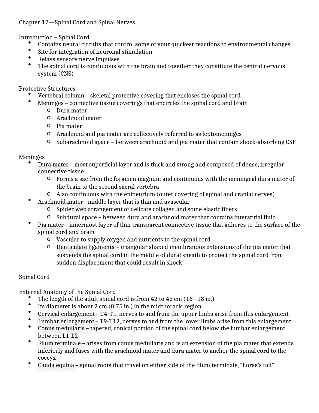 Chapter 17 Spinal Cord and Spinal Nerves.docx_d25k9o64fy1_page1