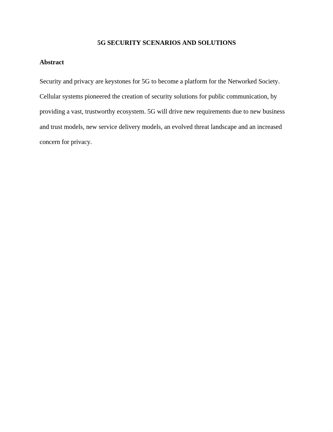 5G SECURITY SCENARIOS AND SOLUTIONS - Term paper.docx_d25nmvb6v27_page1