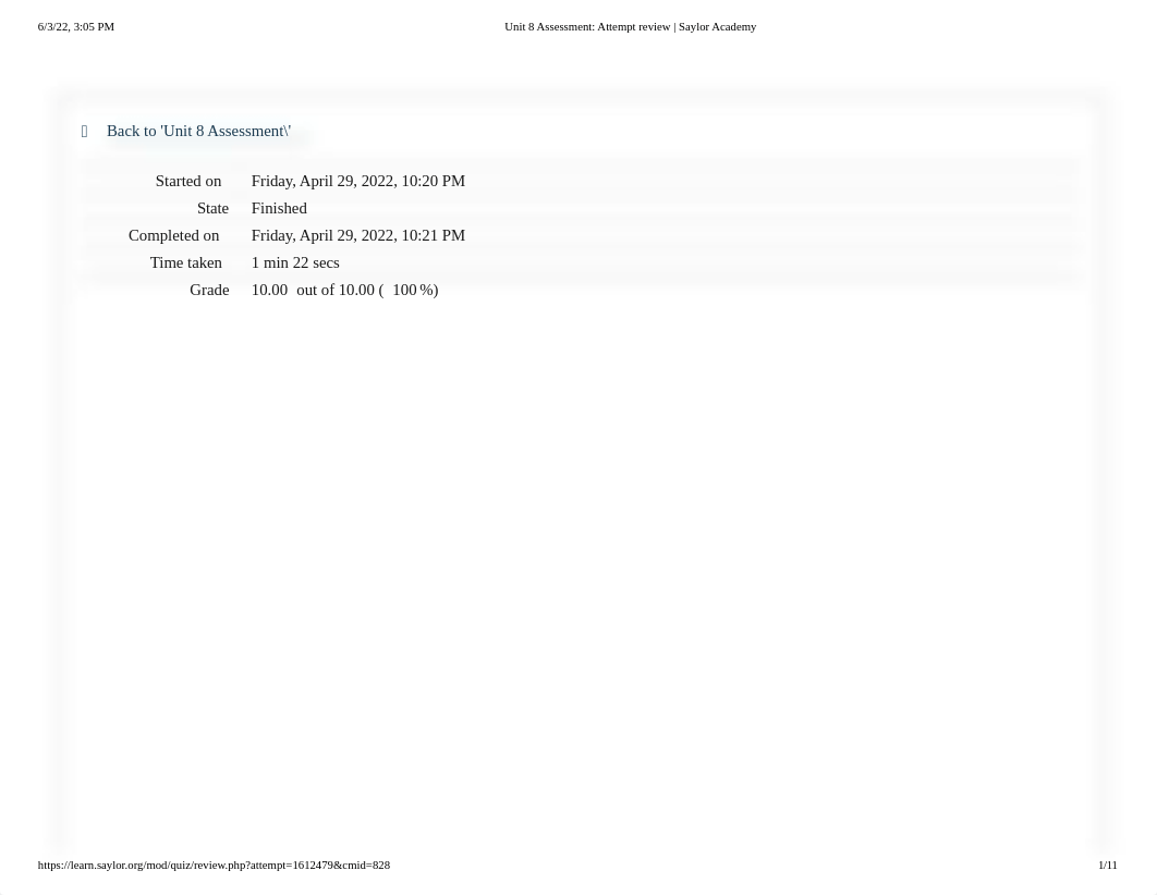 BUS208Unit 8 Assessment_ Attempt review _ Saylor Academy.pdf_d26hiflnd9p_page1