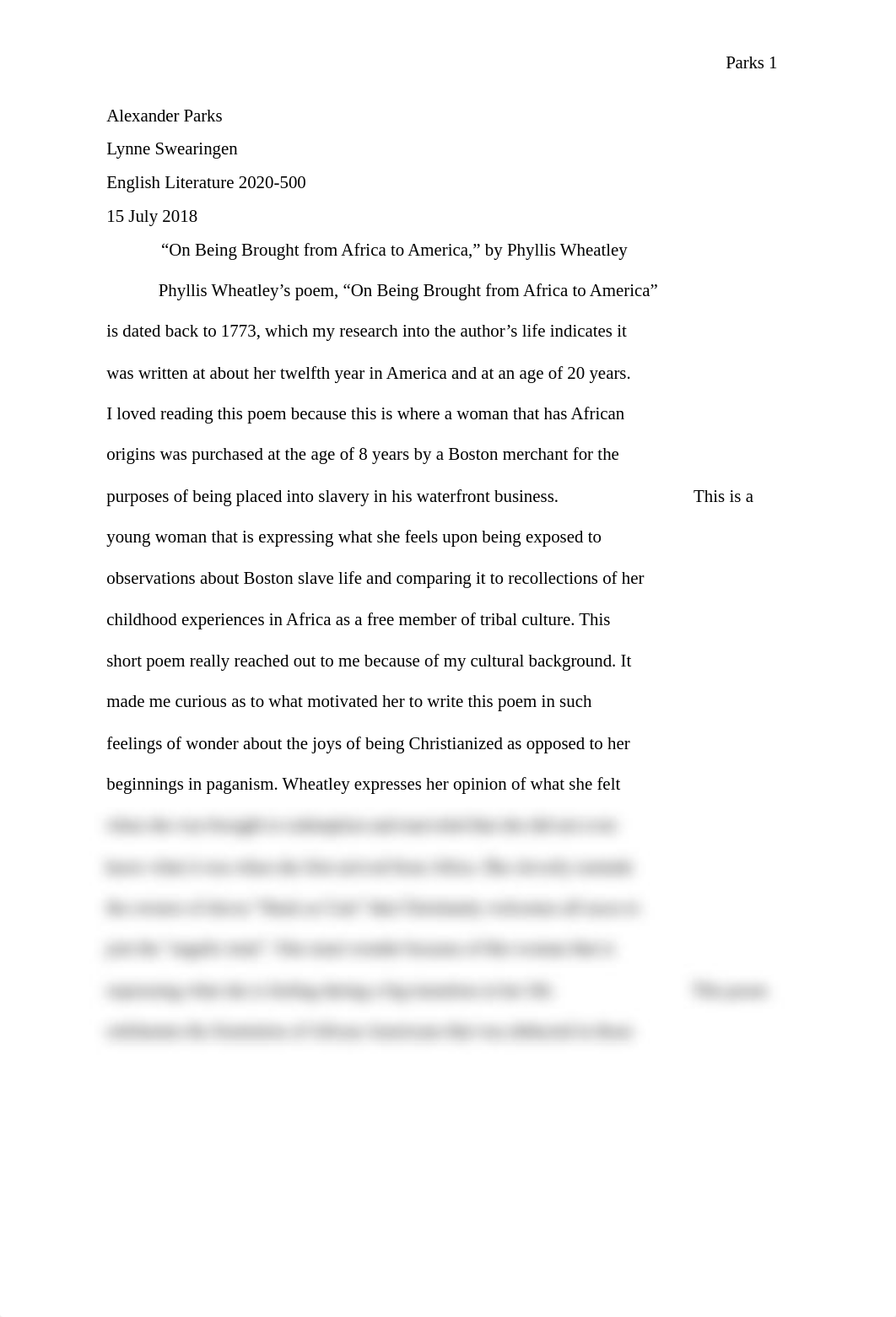 "On Being Brought from Africa to America," by Phyllis Wheatley.docx_d26v4q66eii_page1