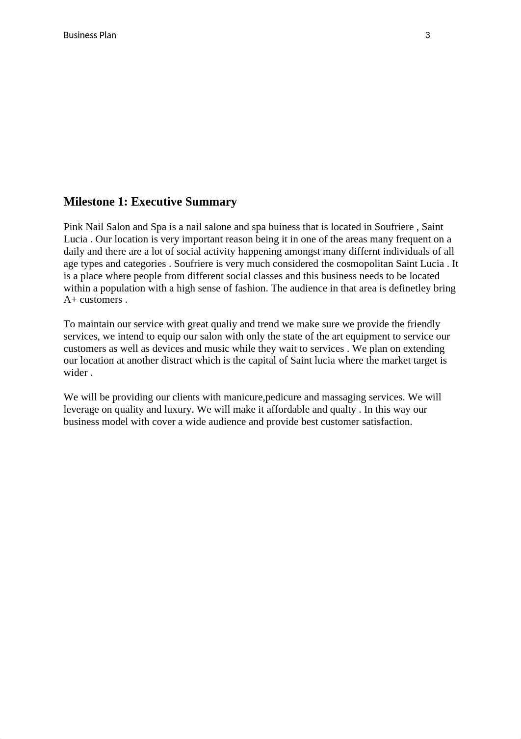 Running head :Business Plan
1
Business Plan
Khandi Jean
Monroe College_d26ww0nqwk5_page3