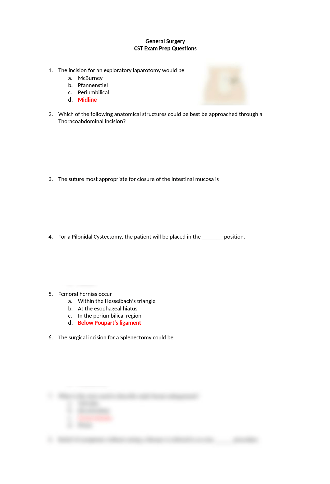 General Surgery CST Exam Prep Questions.docx_d2709z9k9mj_page1