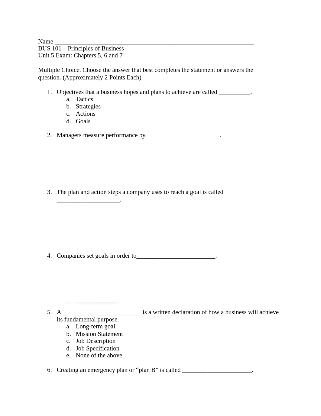 BUS 101 - Unit 5 Exam (F16)_d27c7g8v3mx_page1