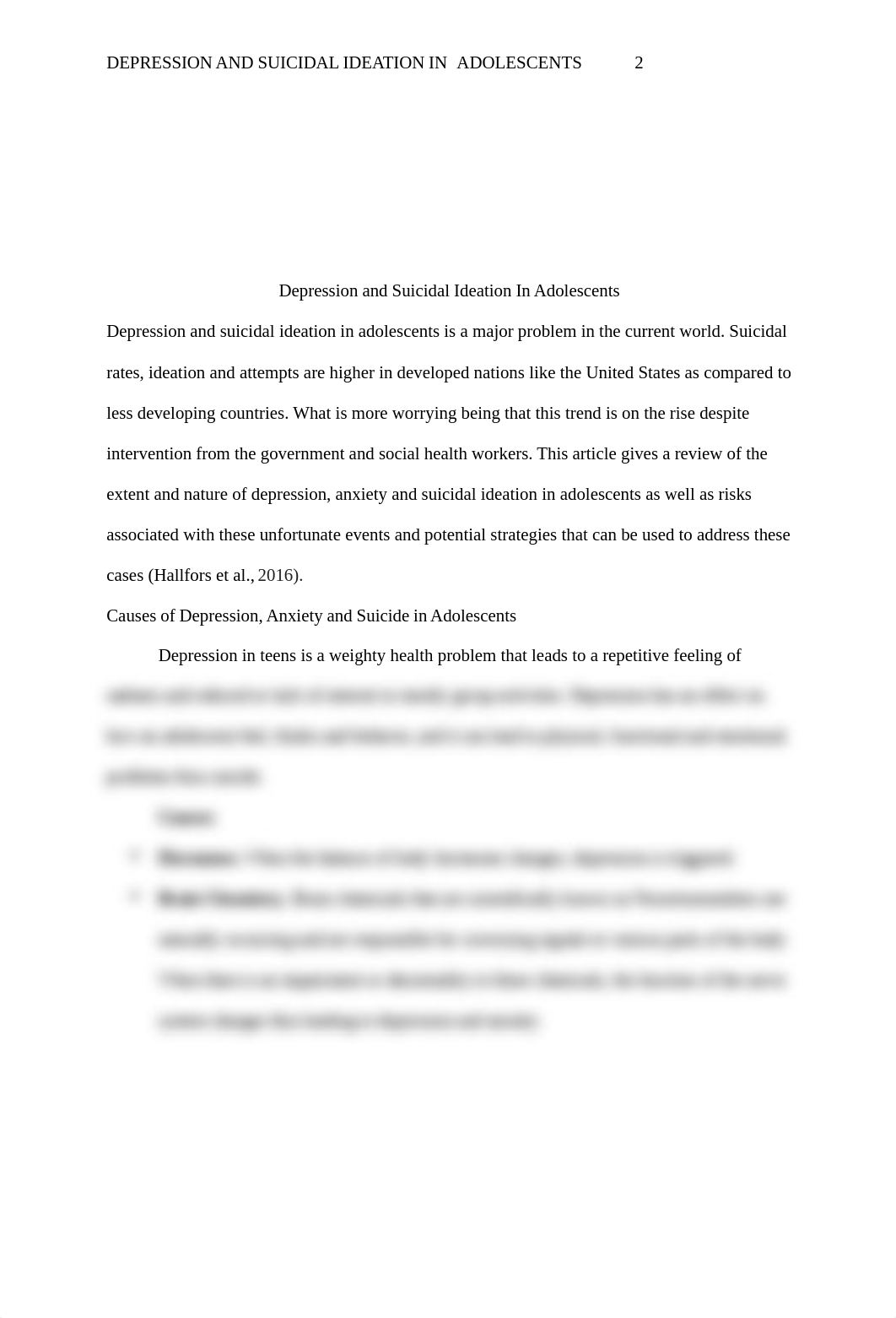 Depression and Suicidal Ideation In Adolescents.docx_d27o0hobkio_page2