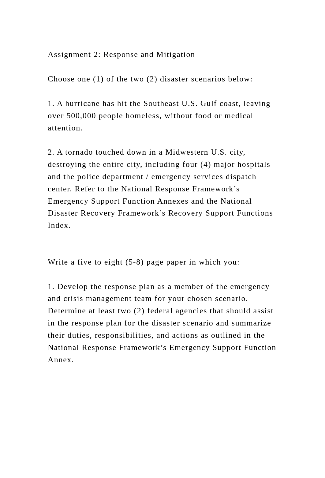 Assignment 2 Response and Mitigation  Choose one (1) of the two.docx_d27rp15vq3d_page2