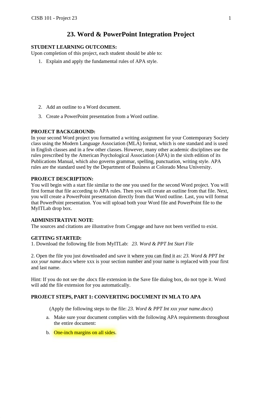 23 Word PowerPoint Integration Project Instructions.docx_d27ucdunqto_page1