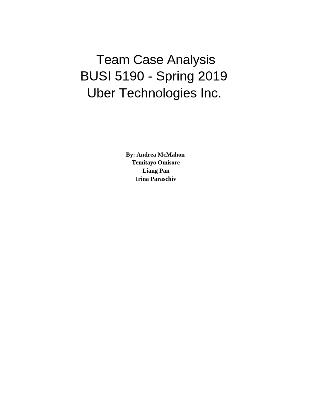 Team 12 - Uber Technologies Case Analysis_d2809xiz1u7_page1